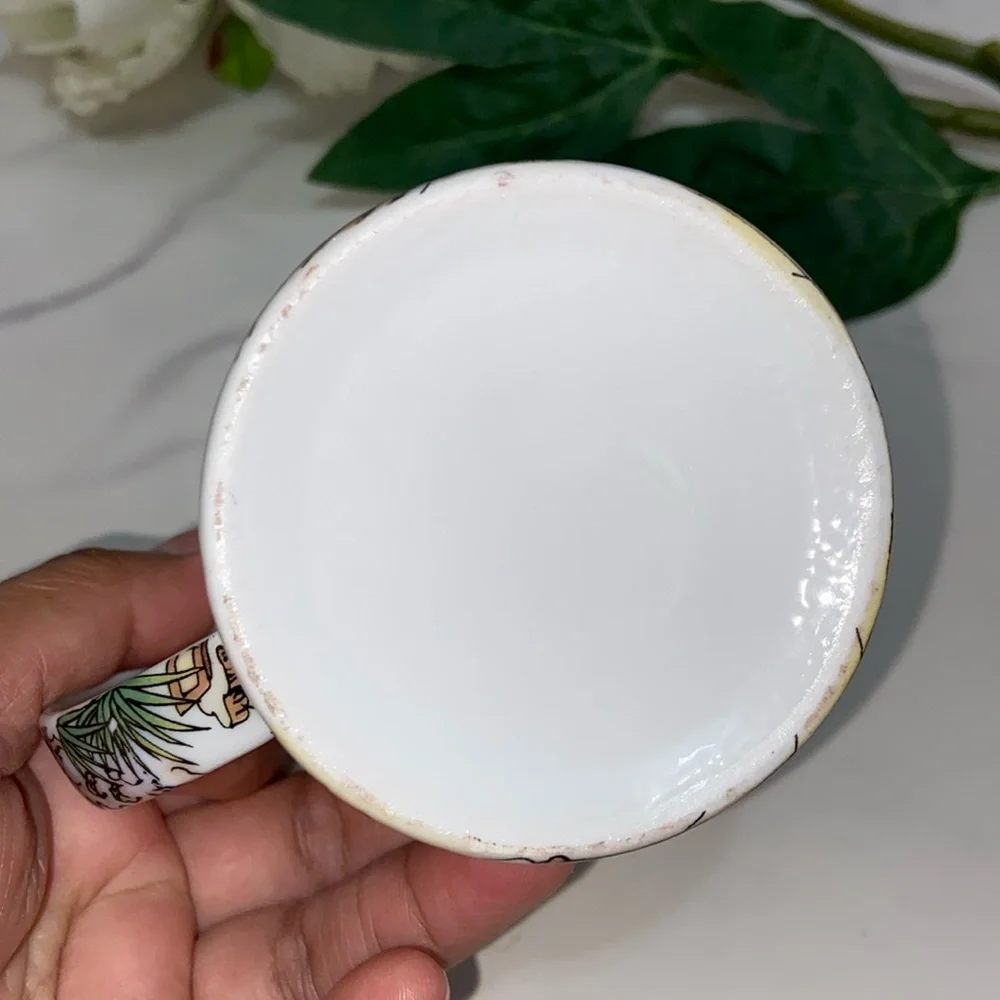 Asian Lady’s Collectible Coffee Cup